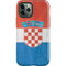 Croatia Flag Distressed iPhone 12 Pro Impact Case